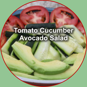 Tomato Cucumber Avocado Salad