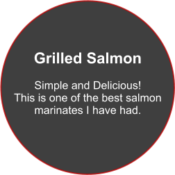 Grilled Salmon  Simple and Delicious!  This is one of the best salmon marinates I have had.