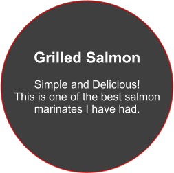 Grilled Salmon  Simple and Delicious!  This is one of the best salmon marinates I have had.